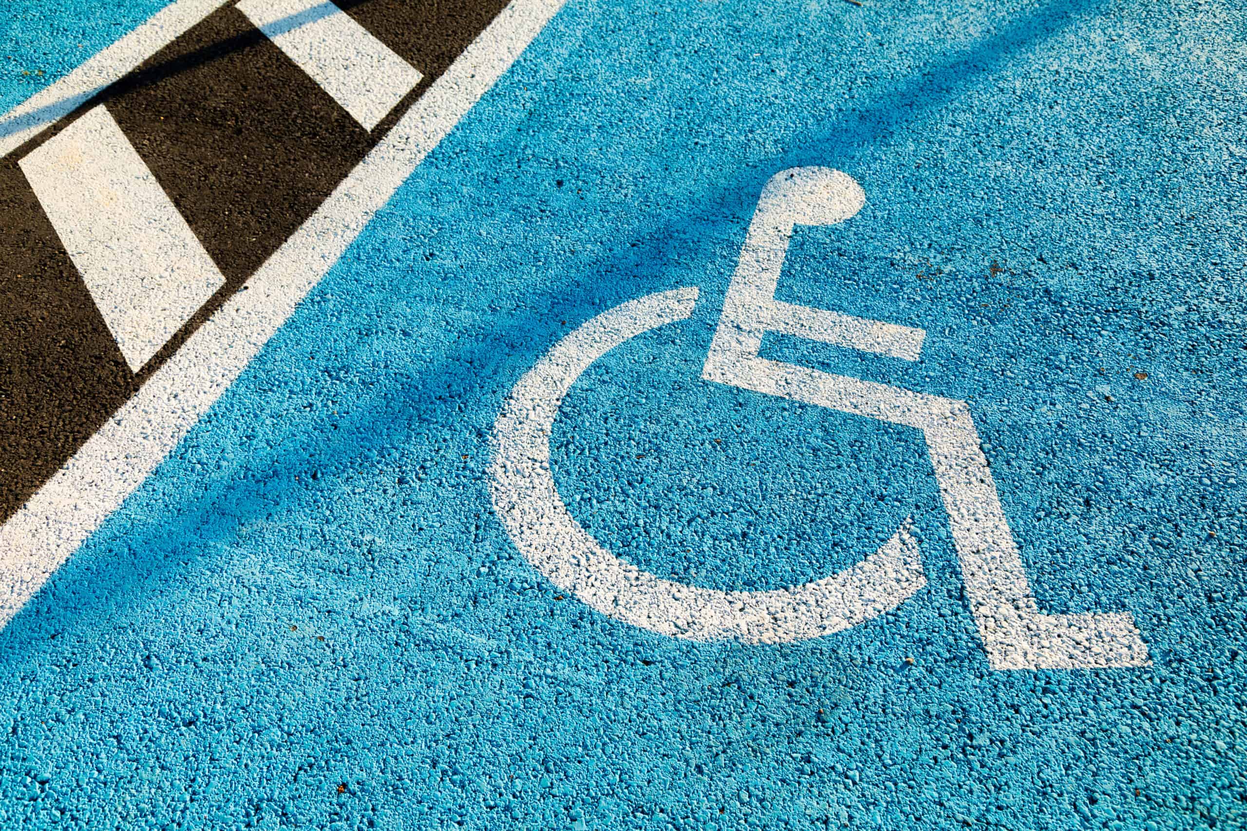 handicapped parking lot paint. handicapped parking lot paint.